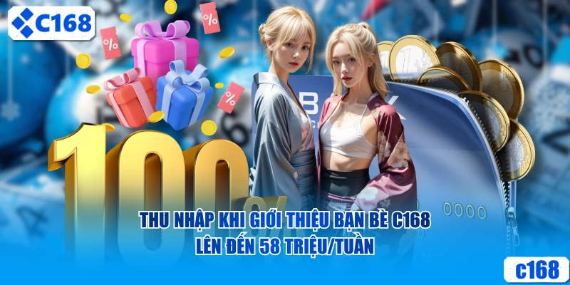 Thu nhập khi giới thiệu lên đến 58 triệu/tuần